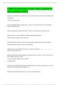 WGU - C458 - Health&comma; Wellness and Fitness exam with questions and answers 2024