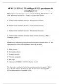NURS 221 FINAL EXAM Iggy & D2L questions with correct answers