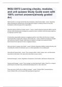 WGU D073 Learning checks&comma; modules&comma; and unit quizzes Study Guide exam with 100&percnt; correct answers&lpar;already graded A&plus;&rpar;