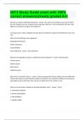 D073 Study Guide exam with 100&percnt; correct answers&lpar;already graded A&plus;&rpar;