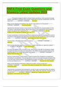RNFA Final Exam Questions and Answers Latest Updates 2024&period;pdf