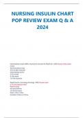 NUR 325 PATIENT TINA JONES Exam  Questions and Answers Latest  2023/2024 (100% Solved) Score 97.8%