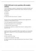 NURS 230 Exam 2 review questions with complete solutions