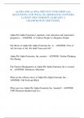 ALPHA PHI ALPHA PRETEST FOR IMDP ALL QUESTIONS AND WELL ELABORATED ANSWERS LATEST 2024 VERSION ALREADY A GRADED&vert;NEW&excl;&excl;&lbrace;REVISED&rcub;
