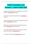 CLN251 Questions and Answers | Latest Guide 2024