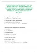 NORTH CAROLINA DMV PERMIT TEST 200 QUESTIONS AND CORRECT DETAILED ANSWERS ALREADY A GRADED WITH EXPERT FEEDBACK TOP RATED VERSION FOR 2024- 2025&vert;BRAND NEW&excl;&lbrace;ACTUAL EXAM AND REVISED&rcub;