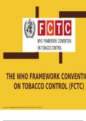 FCTC E-portfolio Assignment (FCTC) STUDY GUIDE LATEST 