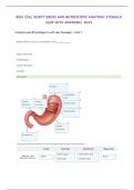BIOS 256&vert; EDAPT GROSS AND MICROSCOPIC ANATOMY STOMACH QUIZ WITH ANSWERS&vert; 2024