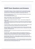 QASP Exam Questions and Answers- Graded A