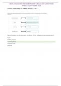 BIOS 256&vert; EDAPT PHYSIOLOGY OF DIGESTION QUIZ WITH CORECT ANSWERS&vert; 2024