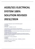 A320&sol;321 ELECTRICAL  SYSTEM 100&percnt;  SOLUTION REVISED  2023&sol;&sol;2024