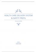 Health Care Delivery System & Safety PrepU