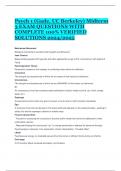Psych 1 &lpar;Gade&comma; UC Berkeley&rpar; Midterm 3 EXAM QUESTIONS WITH COMPLETE 100&percnt; VERIFIED SOLUTIONS 2024&sol;2025
