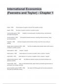 International Economics (Feenstra and Taylor) - Chapter 1