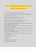ICLA Standard 4 Exam Questions With 100&percnt; Correct Answers