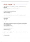 IEI 301 Chapter 8 - 9|50 Questions With 100 % Correct Answers|2024