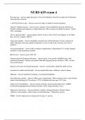 NURS 629 exam 4