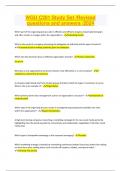 WGU C201 Study Set &sol;Revised questions and answers &sol;2024