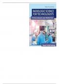 Test Bank For  Radiologic Science for Technologists by Stewart Carlyle  Bushong,12th Edition