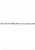 AOC IQT FUN SOBs (100% Correct Answers) 2024.