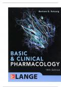 TESTBANK FOR Basic and Clinical Pharmacology 14th Edition Katzung Trevor 