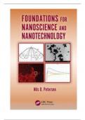 Solution Manual For Foundations for Nanoscience and Nanotechnology, 1st Edition By Nils Petersen