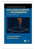 Solution Manual For Fundamentals of Nuclear Science and Engineering, 3rd Edition By Kenneth Shulti