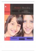 Solution Manual For Human Heredity Principles and Issues, 11th Edition By Michael Cummings