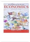 Solution Manual For International Economics, 17th Edition By Robert Carbaugh