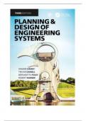 Solution Manual For Planning and Design of Engineering Systems, 3rd Edition By Dandy, Walker