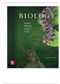 Test Bank For Biology , 4th Edition By Brooker Eric Linda Peter et al