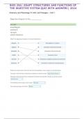 BIOS 256&vert; EDAPT STRUCTURES AND FUNCTIONS OF THE DIGESTIVE SYSTEM QUIZ WITH ANSWERS&vert; 2024