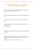 2024 RIGGING PRACTICES COURSE EXAM  WITH 100&percnt; CORRECT ANSWERS