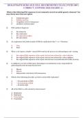 BIOL4374/6374/ BCHS 4313| CELL BIOCHEMISTRY EXAM 2 WITH 100% CORRECT ANSWERS 2024| GRADED A+