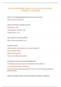 2024 GUIDEWIRE ASSOCIATE EXAM WITH 100&percnt; CORRECT ANSWERS 