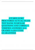 ATI MED SURG  PROCTORED ACTUAL EXAM  TEST BANK 2024|EXAM  QUESTIONS AND CORRECT  VERIFIED ANSWERS ALL  GRADED A+|SUCCESS  GUARANTEED