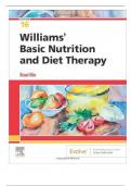 Test Bank For Williams' Basic Nutrition & Diet Therapy 16th Edition by Staci Nix McIntosh||ISBN NO:10,0323653766||ISBN NO:13,978-0323653763||All Chapters||A+, Guide.