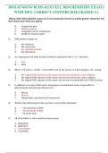 BIOL4374/6374/ BCHS 4313| CELL BIOCHEMISTRY EXAM 2 WITH 100% CORRECT ANSWERS 2024| GRADED A+