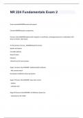 NR 224 Fundamentals Exam Questions And Answers 2024