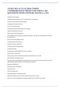 ATI RN 2023 ACTUAL PROCTORED COMPREHENSIVE PREDICTOR FORM A 180 QUESTIONS WITH ANSWERS (RATED A+)