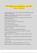 P370 Midterm Exam Questions with 100&percnt; Correct Answers