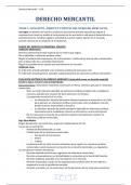 Derecho Mercantil - Tema 1