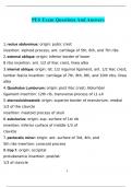 PES Exam &lpar;325 Questions&rpar; With 100&percnt; Correct and Verified Answers