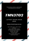 TMN3702 LATEST Exam Pack 2023 – Recent exam questions and answers , Exam tips and guidelines ( This pack guarantees you get a distinction!) 