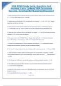 SWE EPME Study Guide&comma; Questions And Answers&period; Latest Updated 2024&period;Guaranteed Success&period;&period; Download for Guaranteed Success&excl;&excl;