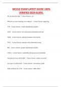 MCOLE EXAM LATEST GUIDE 100&percnt;  VERIFIED 2024 GUIDE&period;