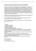 ISTQB TM EXAM QUESTIONS AND ANSWERS