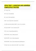 CPPA Test 1 Question and Answers completely solved&period;