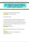 JKO SERE 100&period;2 EXAM &vert; QUESTIONS &  100&percnt; CORRECT ANSWERS &lpar;VERIFIED&rpar; &vert; LATEST UPDATE &vert; GRADEA&plus;