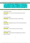 NC SAFE PLATES- MODULE 1 -6 EXAM &vert;  QUESTIONS & 100&percnt; CORRECT ANSWERS  &lpar;VERIFIED&rpar; &vert; LATEST UPDATE &vert; GRADEA&plus; 